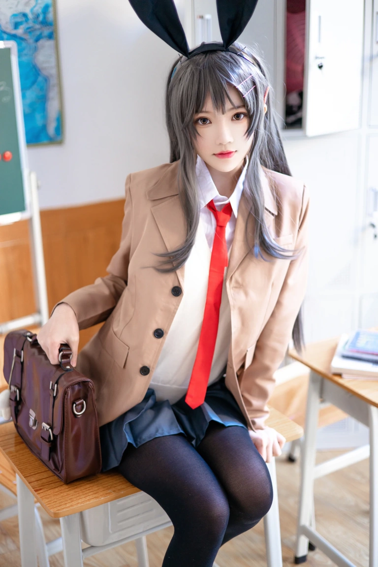 桜桃喵《麻衣制服》主题写真：52张全套美图