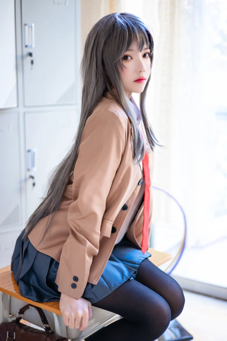 桜桃喵《麻衣制服》主题写真：52张全套美图