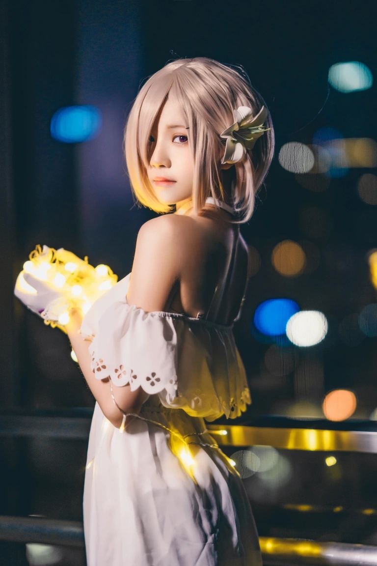 桜桃喵《玛修》主题写真：15张全套美图