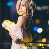 桜桃喵《玛修》主题写真：15张全套美图