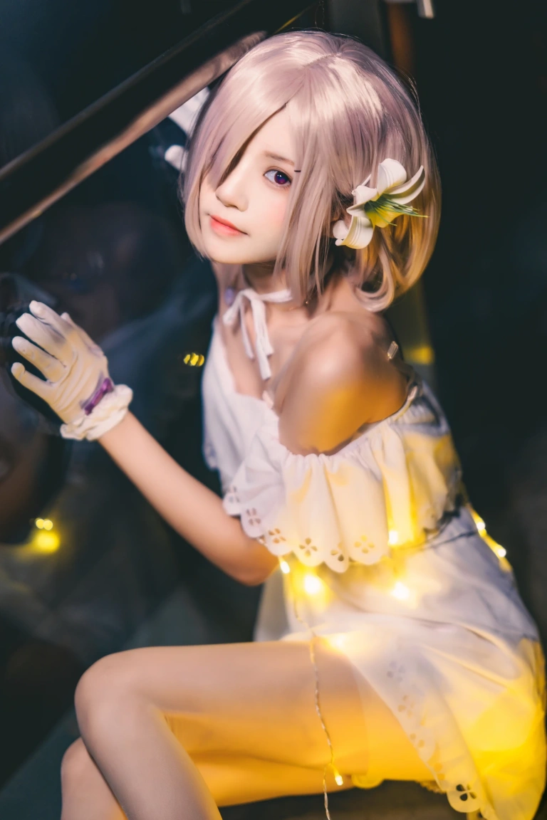 桜桃喵《玛修》主题写真：15张全套美图