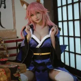 星之迟迟《《御主人様》 玉藻前忠犬蓄势待发》主题写真：25张全套美图