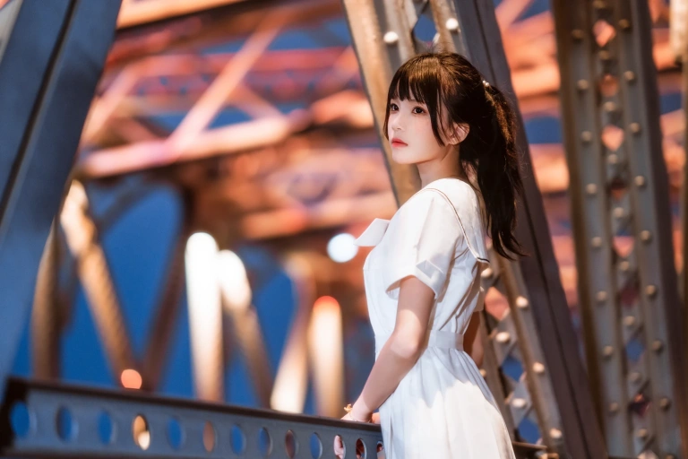 桜桃喵《离光》主题写真：12张全套美图