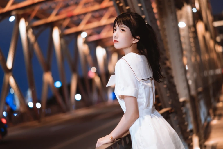 桜桃喵《离光》主题写真：12张全套美图