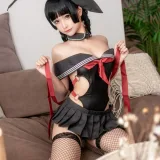蠢沫沫《卯月桃子》主题写真：40张全套美图