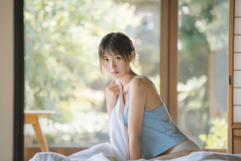 念雪《夏天日记》主题写真：27张全套美图