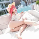 蠢沫沫《《童の假日》 絮库夫》主题写真：40张全套美图