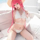 蠢沫沫《《童の假日》 絮库夫》主题写真：40张全套美图