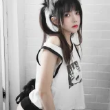 桜桃喵《狼崽崽》主题写真：60张全套美图