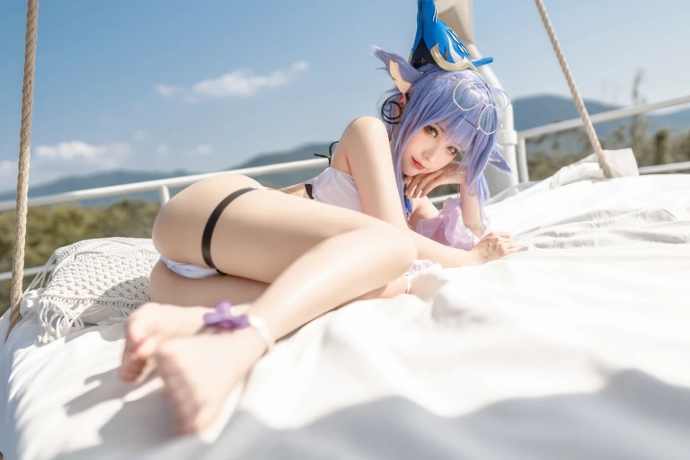 蠢沫沫《《童の假日》 士佐》主题写真：40张全套美图