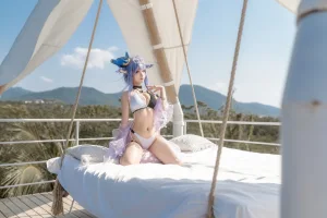 蠢沫沫《《童の假日》 士佐》主题写真：40张全套美图