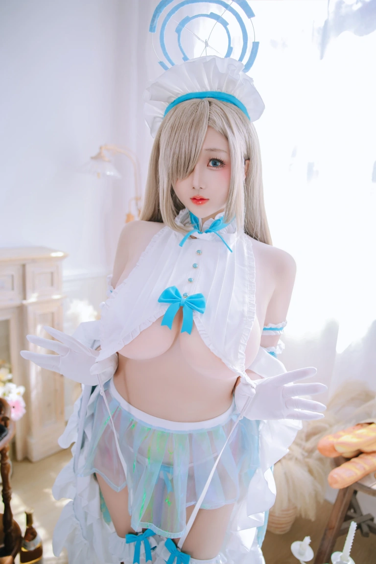 日奈娇(椎名莜)《明日奈女仆》主题写真：80张全套美图