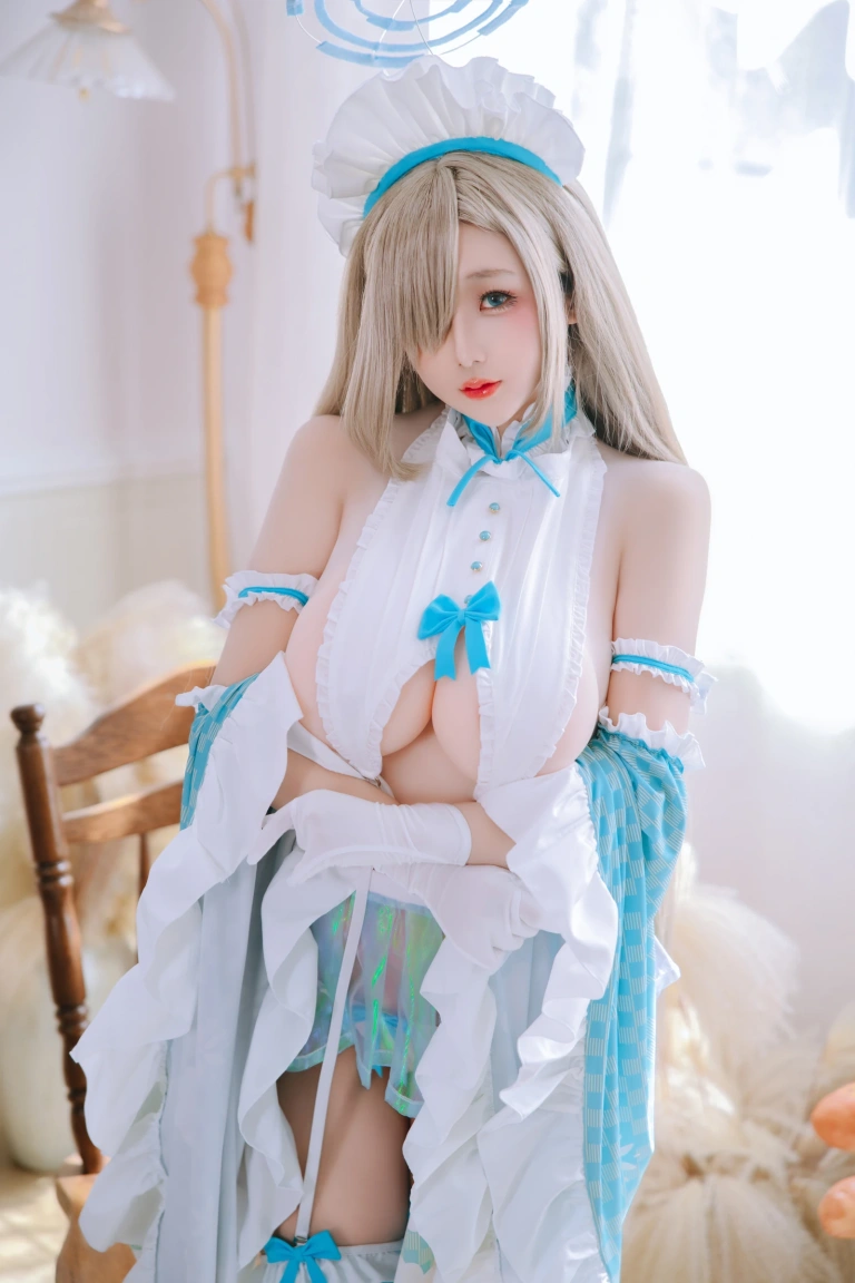 日奈娇(椎名莜)《明日奈女仆》主题写真：80张全套美图