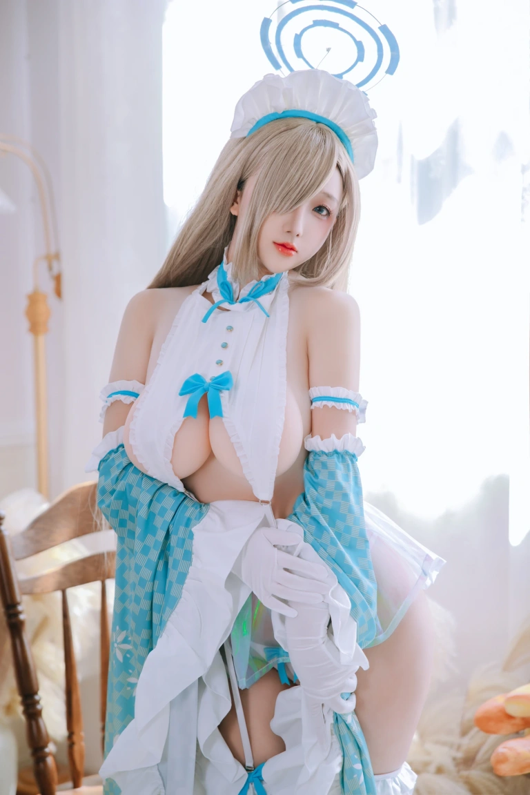 日奈娇(椎名莜)《明日奈女仆》主题写真：80张全套美图