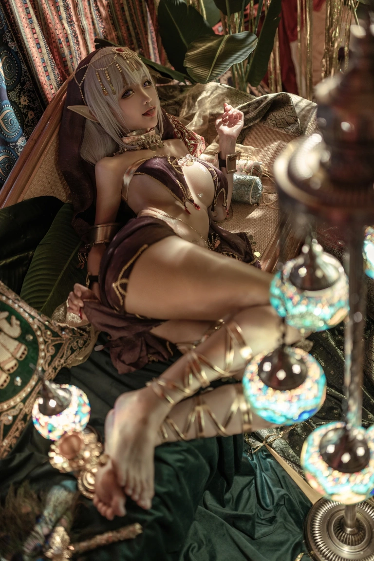 蠢沫沫《黑兽》主题写真：40张全套美图