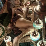 蠢沫沫《黑兽》主题写真：40张全套美图
