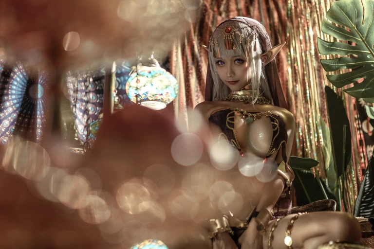 蠢沫沫《黑兽》主题写真：40张全套美图