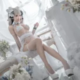 蠢沫沫《可畏 婚纱》主题写真：57张全套美图