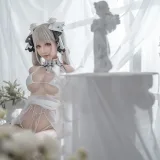 蠢沫沫《可畏 婚纱》主题写真：57张全套美图