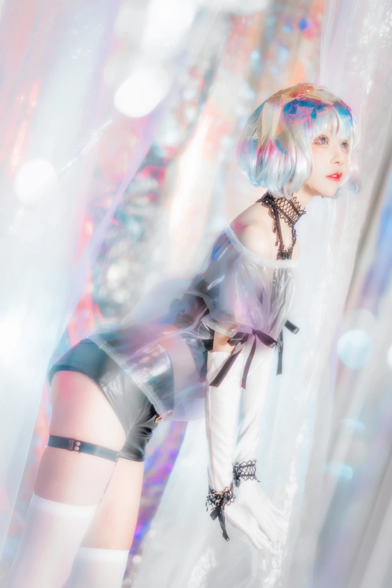 桜桃喵《钻石》主题写真：19张全套美图