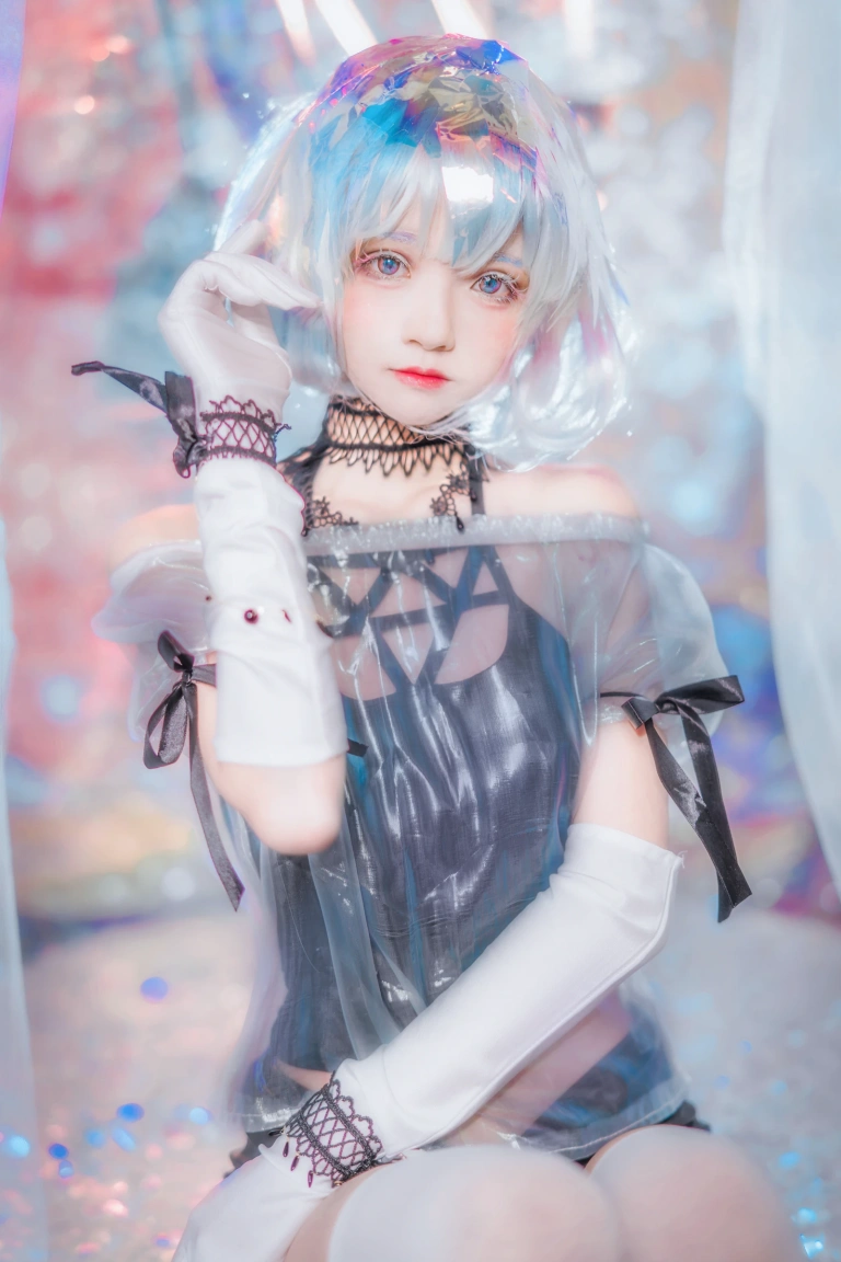 桜桃喵《钻石》主题写真：19张全套美图