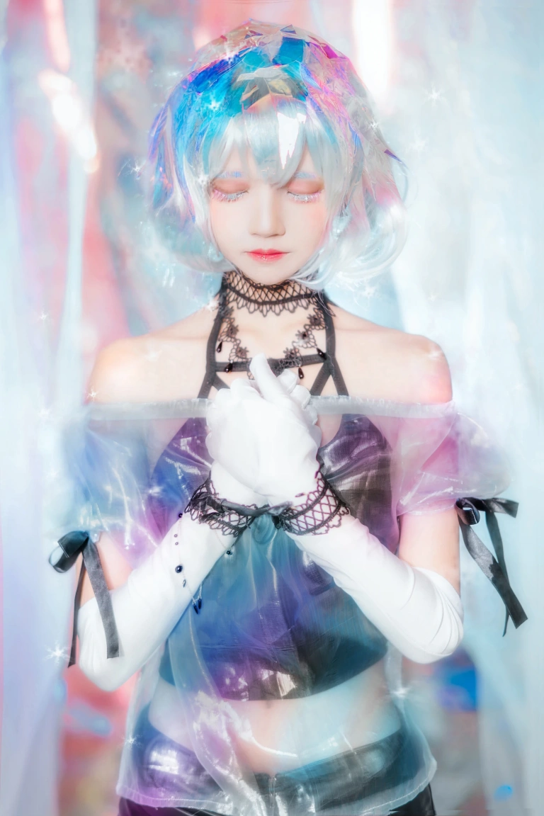 桜桃喵《钻石》主题写真：19张全套美图