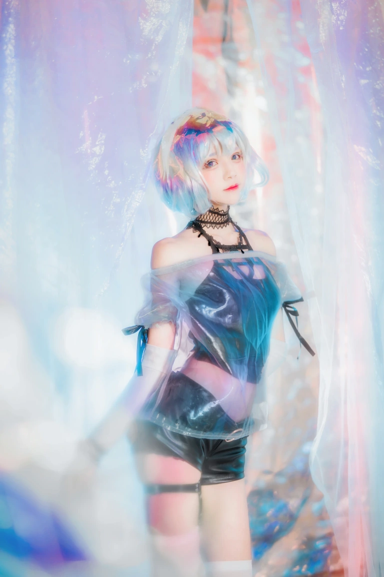 桜桃喵《钻石》主题写真：19张全套美图