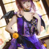 星之迟迟《《花鸟风月》 万圣节 紫》主题写真：20张全套美图