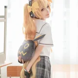 蠢沫沫《安琪拉 时之奇旅》主题写真：16张全套美图