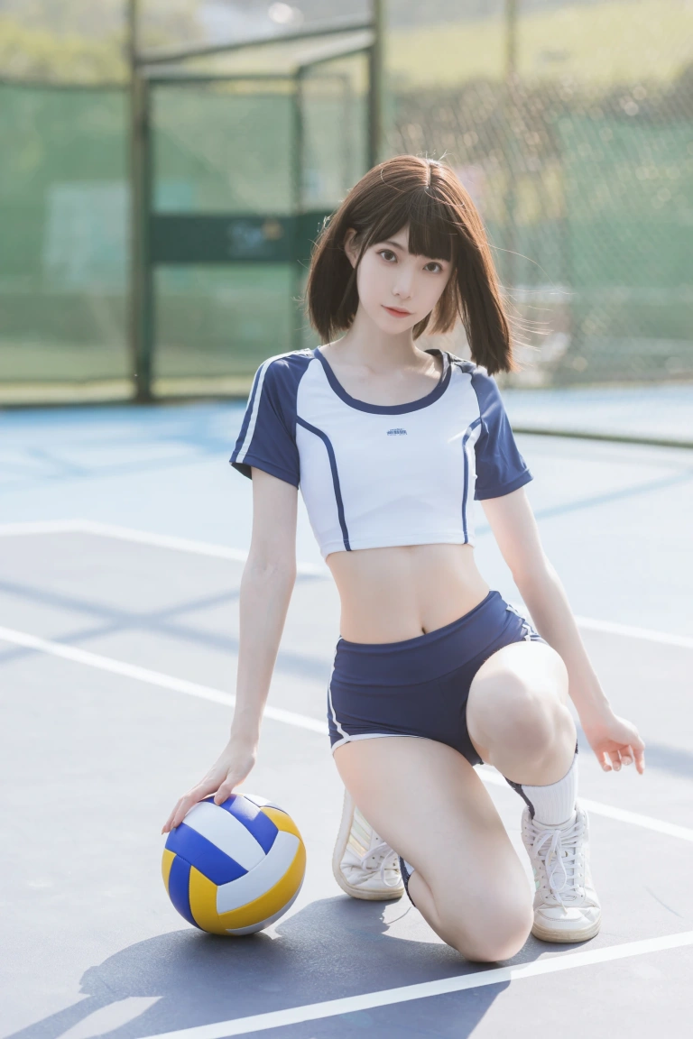 许岚《夏日运动服》主题写真：40张全套美图