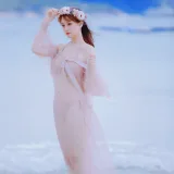 念雪《白桃汽水》主题写真：42张全套美图