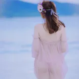 念雪《白桃汽水》主题写真：42张全套美图