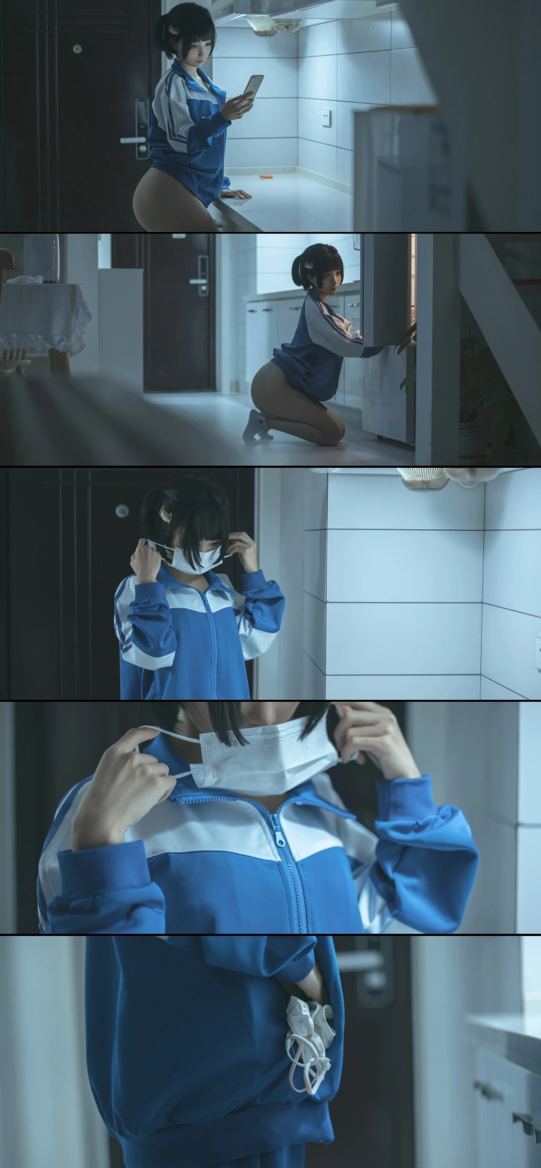 蠢沫沫《《叫兽的恶作剧》学妹篇》主题写真：153张全套美图