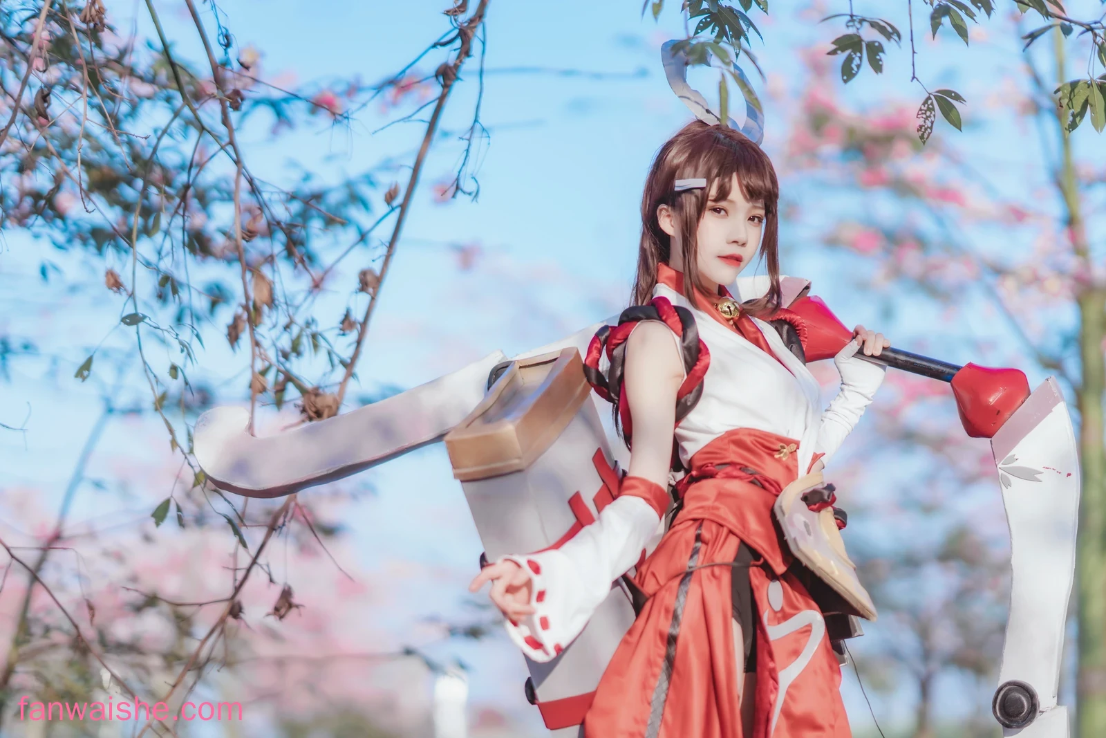 桜桃喵 桜桃喵 NO.130 - 花见巫女