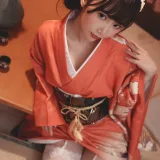面饼仙儿《饼子和服内景》主题写真：37张全套美图
