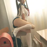 蠢沫沫《放学后》主题写真：130张全套美图
