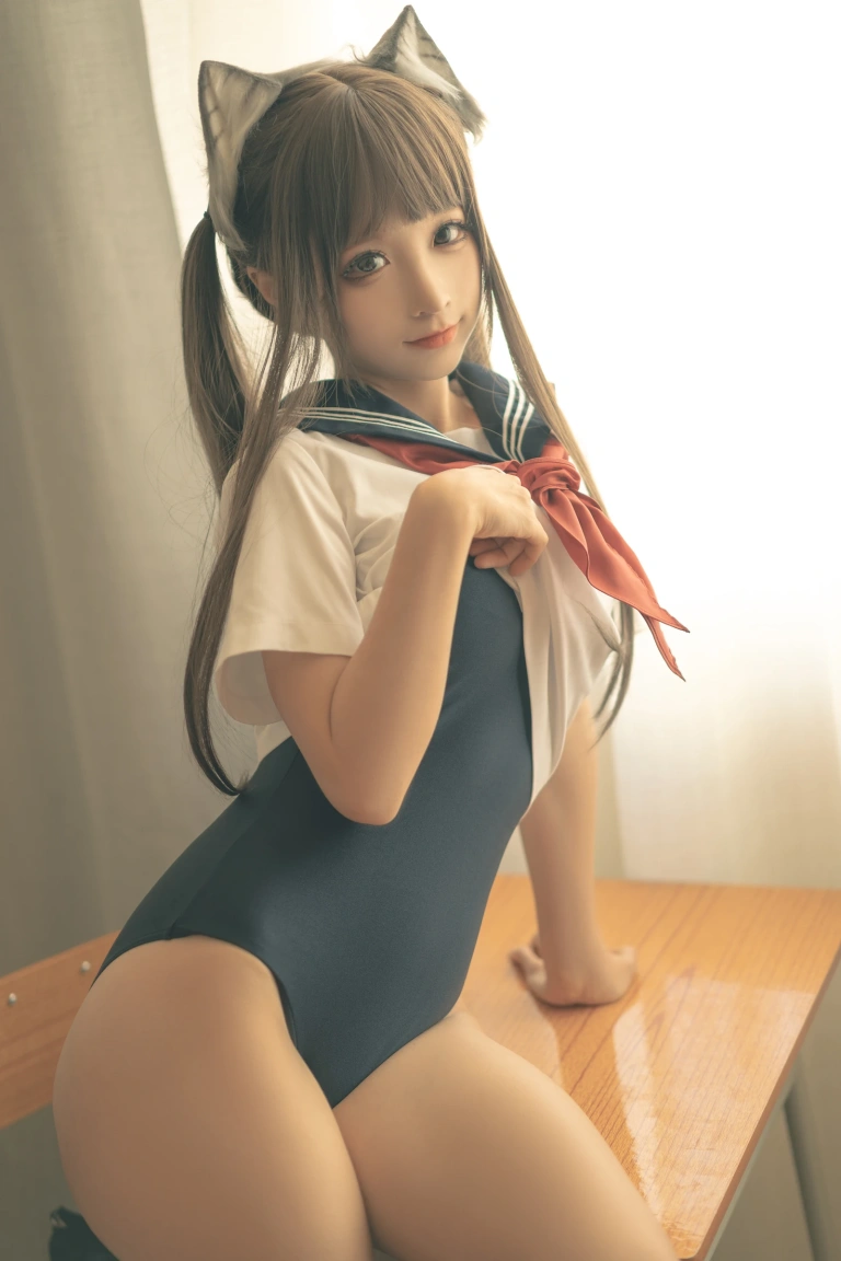 蠢沫沫《放学后》主题写真：130张全套美图