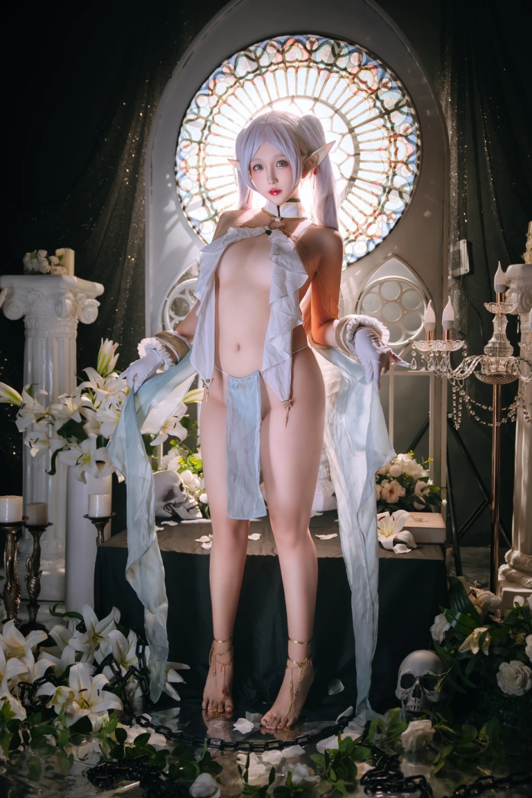 日奈娇(椎名莜)《芙丽莲 圣光版》主题写真：120张全套美图