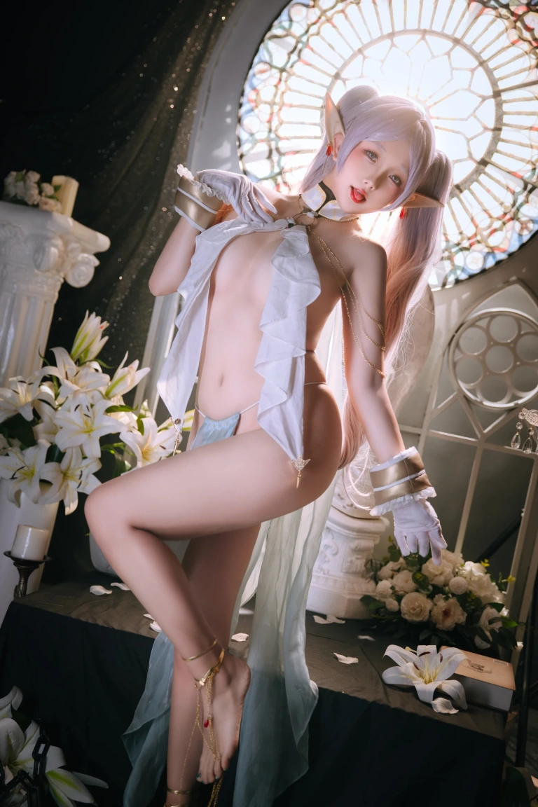 日奈娇(椎名莜)《芙丽莲 圣光版》主题写真：120张全套美图