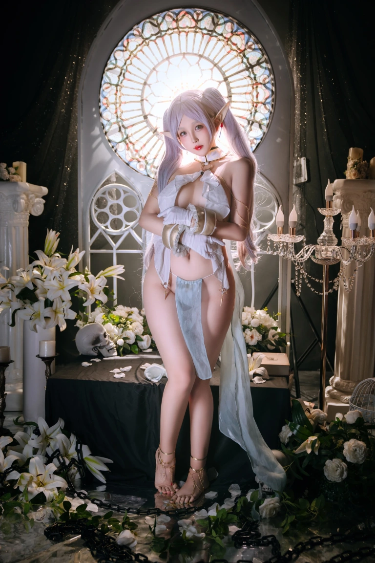 日奈娇(椎名莜)《芙丽莲 圣光版》主题写真：120张全套美图