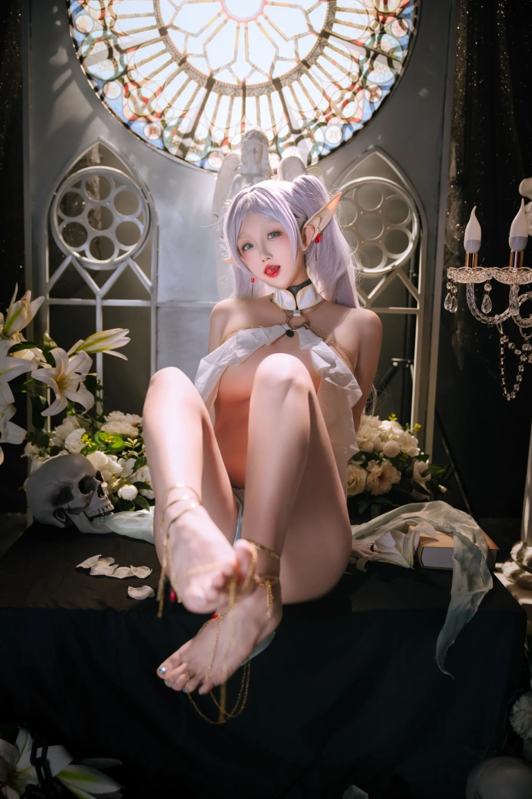 日奈娇(椎名莜)《芙丽莲 圣光版》主题写真：120张全套美图
