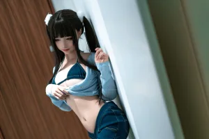 蠢沫沫《吉他妹妹2.0》主题写真：130张全套美图
