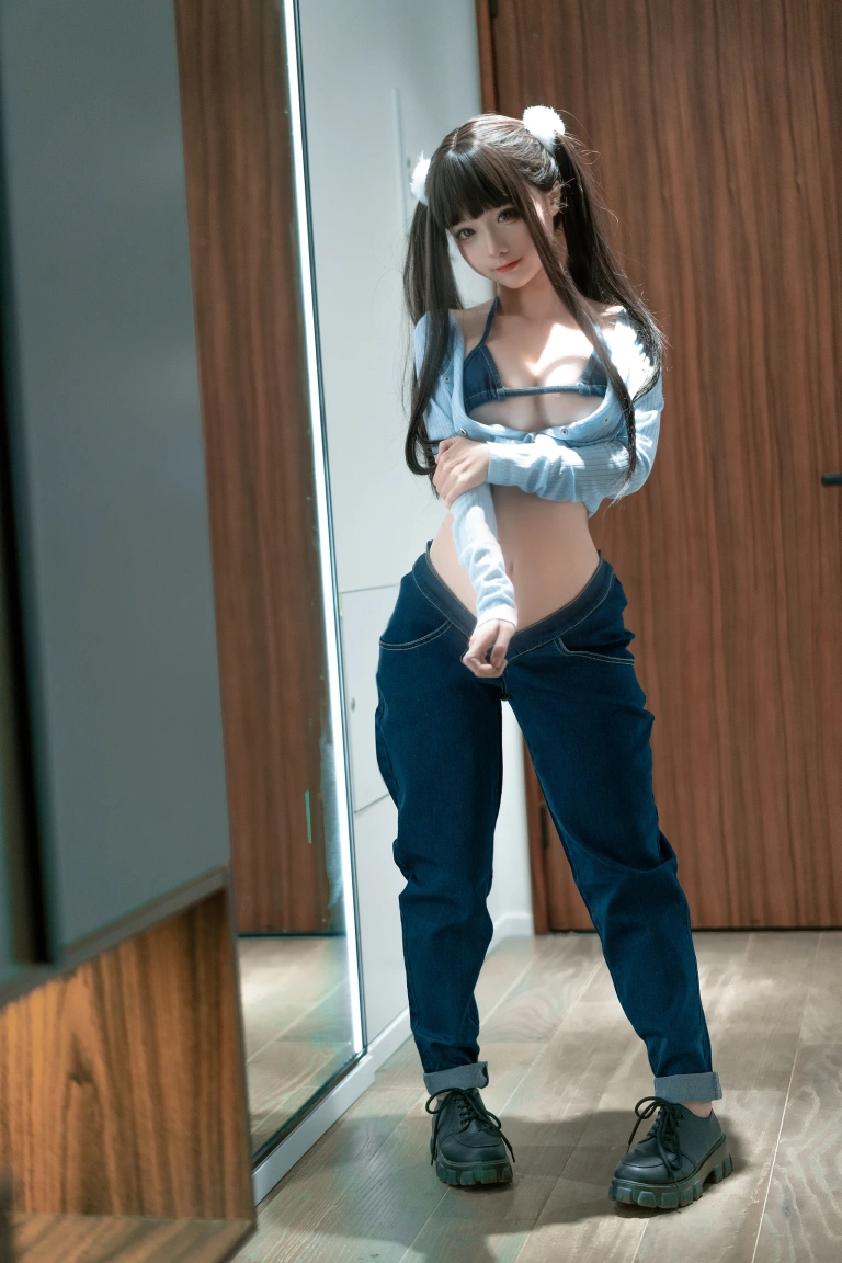 蠢沫沫《吉他妹妹2.0》主题写真：130张全套美图