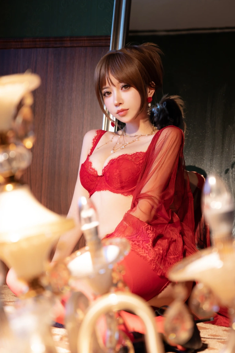 过期米线线喵《温柔小妈》主题写真：51张全套美图