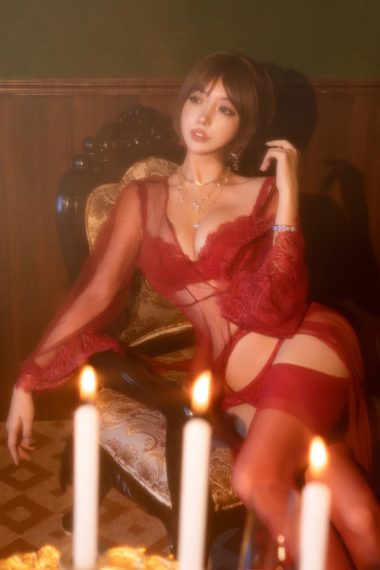 过期米线线喵《温柔小妈》主题写真：51张全套美图