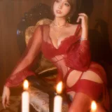 过期米线线喵《温柔小妈》主题写真：51张全套美图