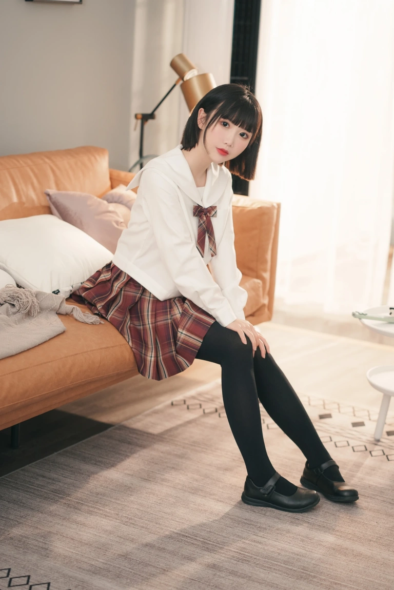面饼仙儿《JKSE》主题写真：38张全套美图