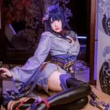 桜桃喵《雷电将军+花絮视频》主题写真：51张全套美图，含1个视频