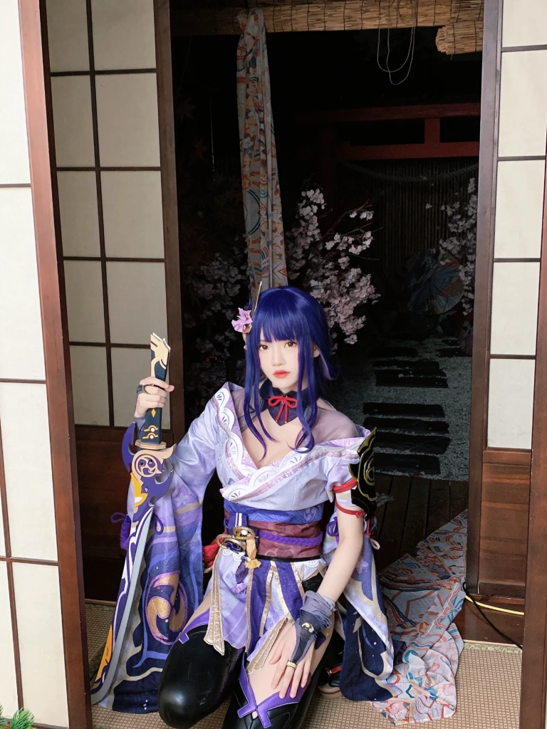 桜桃喵《雷电将军+花絮视频》主题写真：51张全套美图，含1个视频