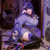 桜桃喵《雷电将军+花絮视频》主题写真：51张全套美图，含1个视频